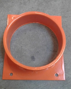 Inlet D150 w/flange 170x200mm